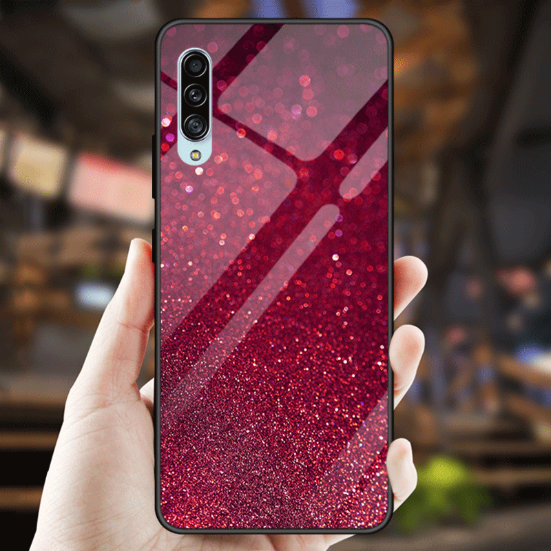 Samsung Galaxy A70s Coque De Téléphone Couleur Unie Tempérer Fluide Doux Miroir