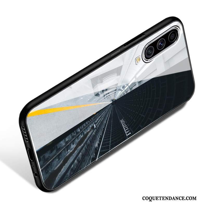 Samsung Galaxy A70s Coque Silicone Noir Personnalisé Protection Mode