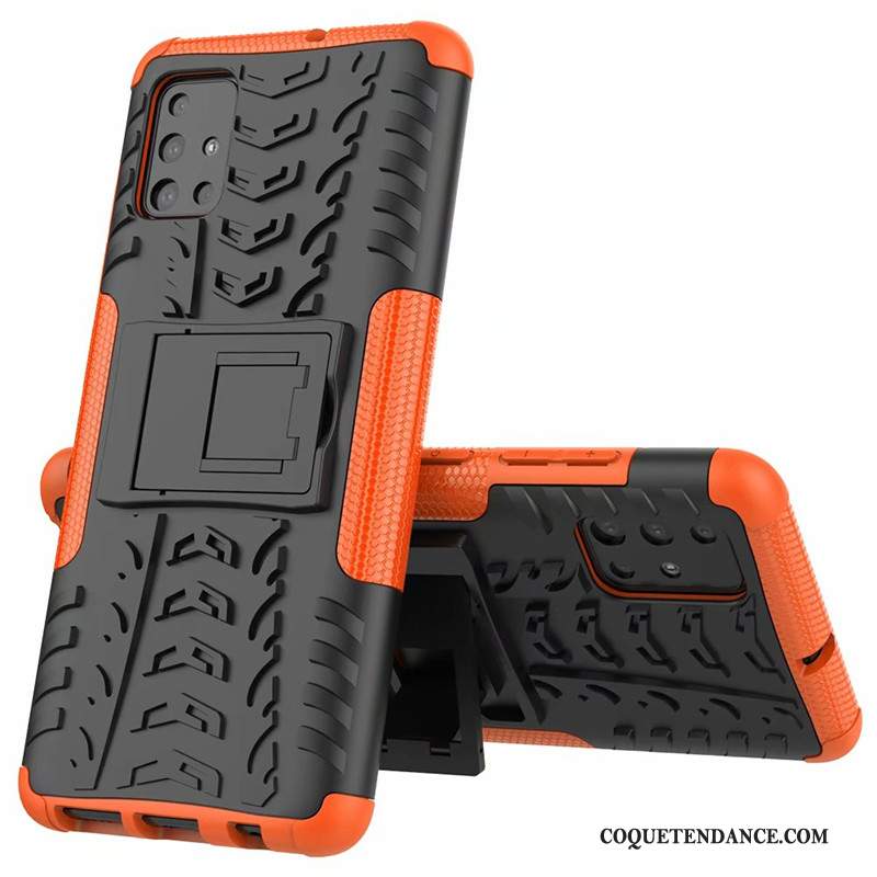 Samsung Galaxy A71 Coque De Téléphone Tout Compris Étui Orange Incassable