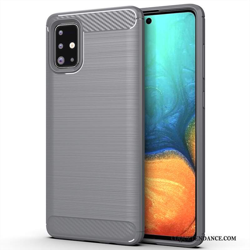 Samsung Galaxy A71 Coque Protection Étui Gris Incassable De Téléphone