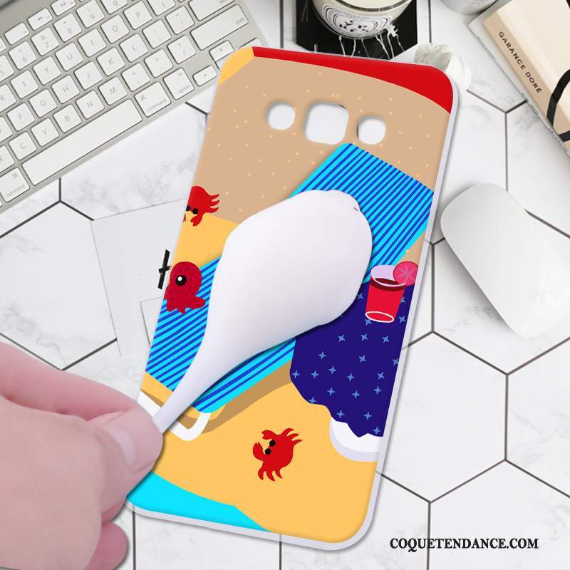 Samsung Galaxy A8 Coque Multicolore Silicone Décompression Créatif Tout Compris