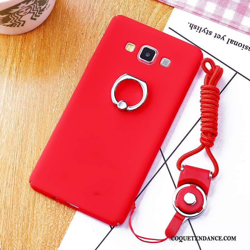 Samsung Galaxy A8 Coque Rouge Protection Créatif Tout Compris Étui
