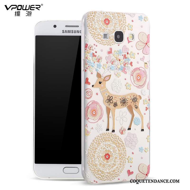 Samsung Galaxy A8 Coque Étui Personnalité Multicolore Incassable Créatif