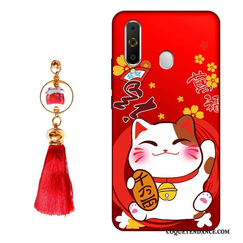 Samsung Galaxy A8s Coque Dessin Animé Chat Nouveau Fluide Doux Silicone