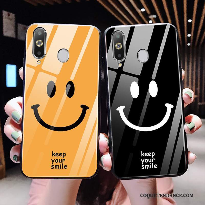 Samsung Galaxy A8s Coque Jaune Dessin Animé Personnalité Net Rouge Amoureux