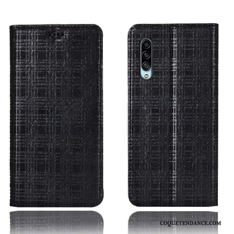 Samsung Galaxy A90 5g Coque Cuir Véritable Velours Housse Étui De Téléphone