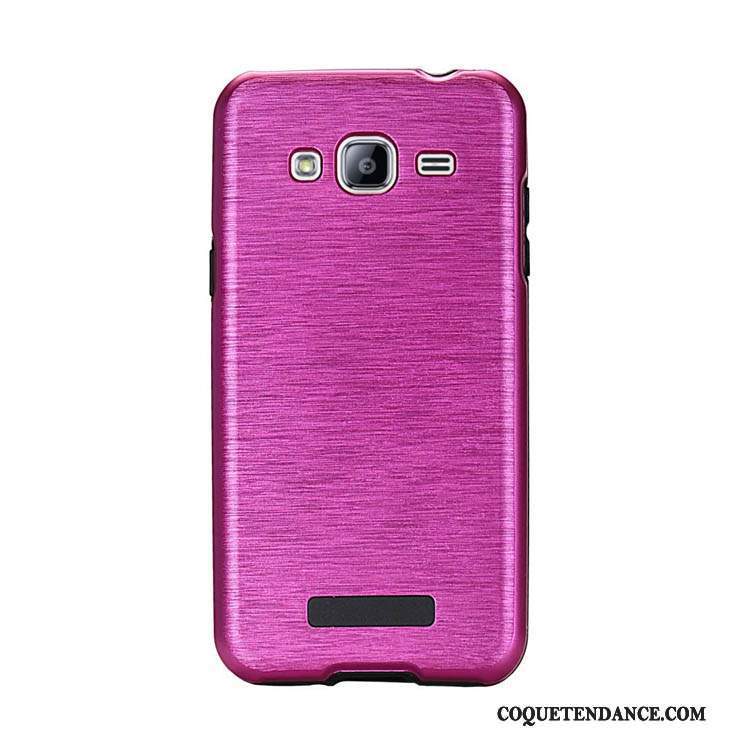 Samsung Galaxy J3 2015 Coque Personnalité Créatif Violet Nouveau Tendance