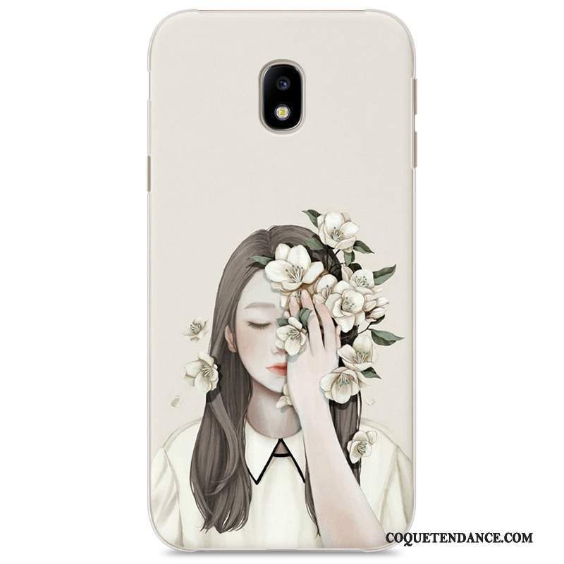 Samsung Galaxy J3 2017 Coque Tendance Étui Blanc Protection De Téléphone