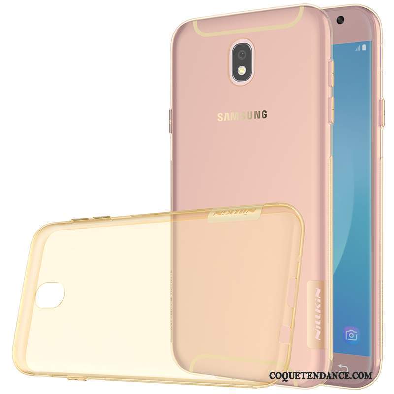 Samsung Galaxy J5 2017 Coque Étui Transparent Or De Téléphone Très Mince