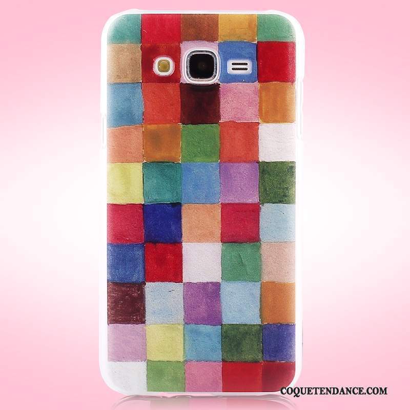 Samsung Galaxy J7 2015 Coque Protection Multicolore Mince Incassable De Téléphone