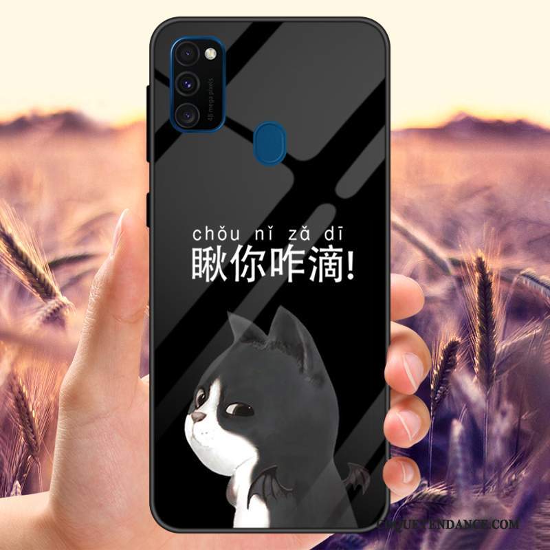 Samsung Galaxy M30s Coque Amoureux Modèle Miroir Incassable