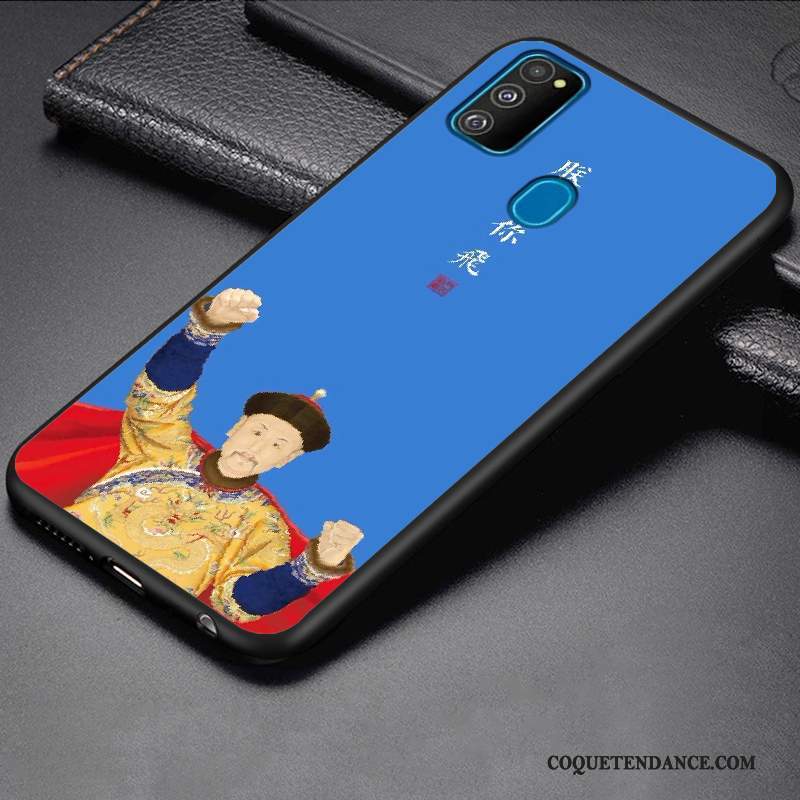 Samsung Galaxy M30s Coque Personnalisé Créatif Bleu Étui