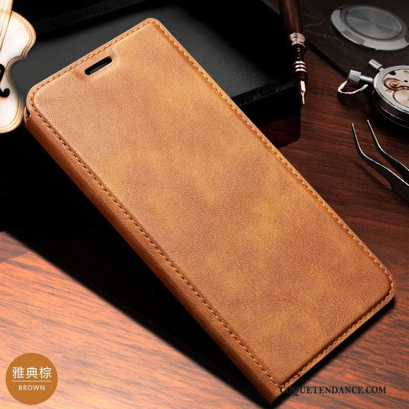 Samsung Galaxy Note 10 Coque Cuir Véritable De Téléphone Protection Housse Incassable