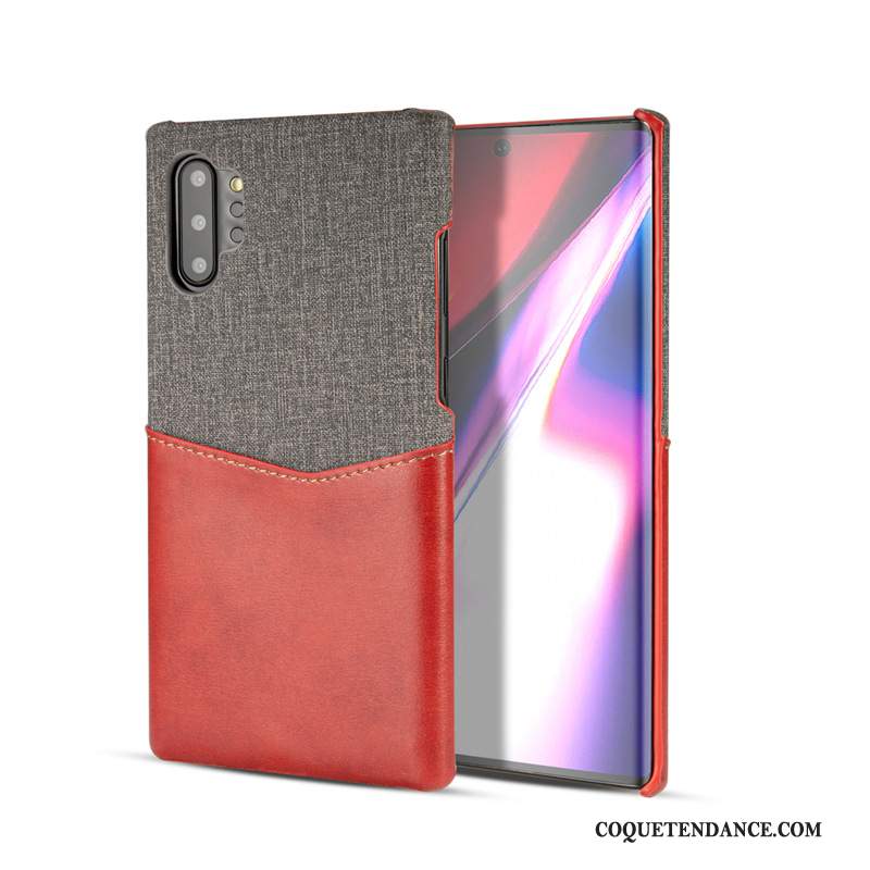 Samsung Galaxy Note 10+ Coque Rouge De Téléphone