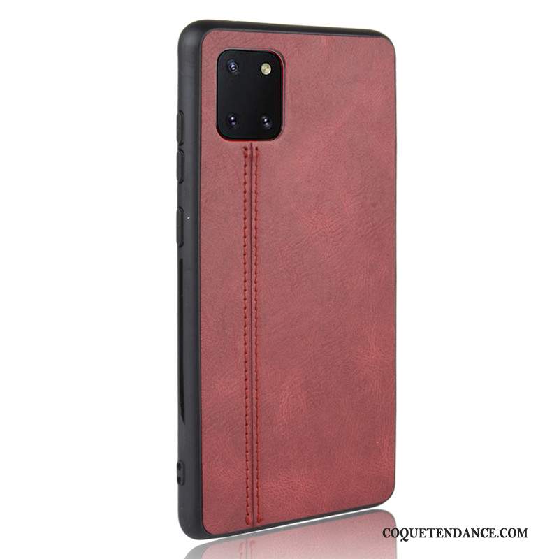 Samsung Galaxy Note 10 Lite Coque De Téléphone Modèle Fleurie Étui Protection Cuir