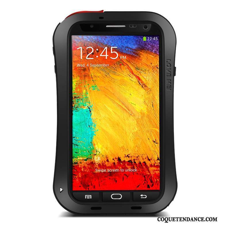 Samsung Galaxy Note 3 Coque Protection Tout Compris Incassable Étui Noir