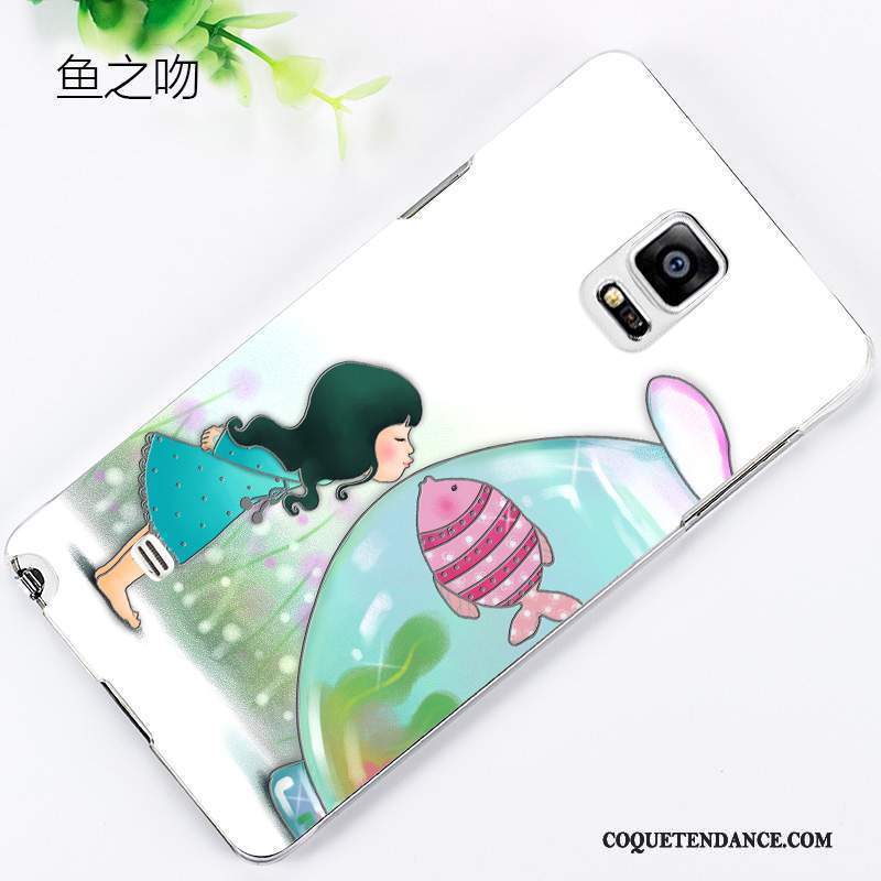 Samsung Galaxy Note 4 Coque De Téléphone Légères Délavé En Daim Dessin Animé Protection