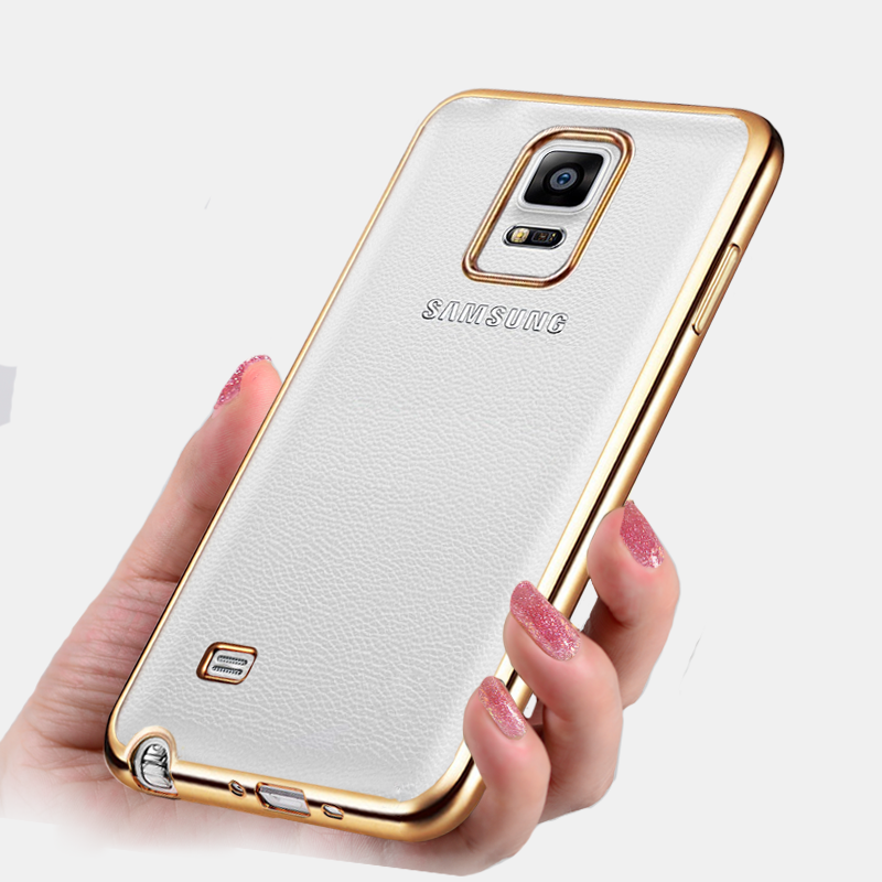 Samsung Galaxy Note 4 Coque Or Très Mince Transparent De Téléphone Protection