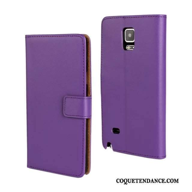 Samsung Galaxy Note 4 Coque Protection Violet Créatif De Téléphone Portefeuille