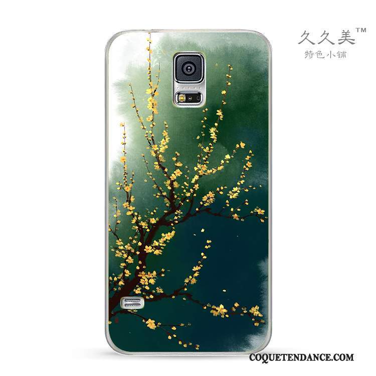 Samsung Galaxy Note 4 Coque Style Chinois Protection Petit Fluide Doux Silicone