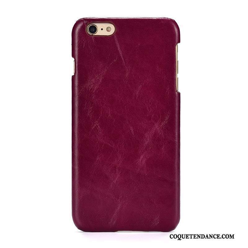 Samsung Galaxy Note 5 Coque Cuir Véritable Simple Violet Personnalisé Étui