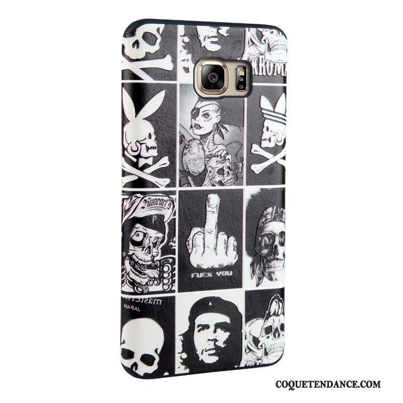 Samsung Galaxy Note 5 Coque Dessin Animé Tendance De Téléphone Noir Étui