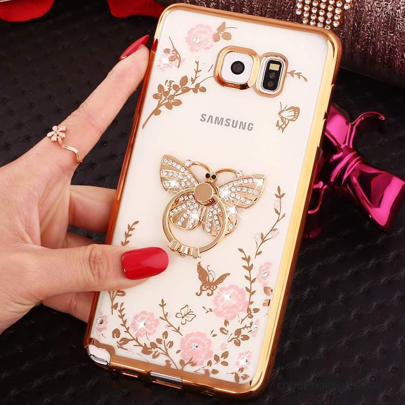 Samsung Galaxy Note 5 Coque Protection Strass Anneau Étui Incassable