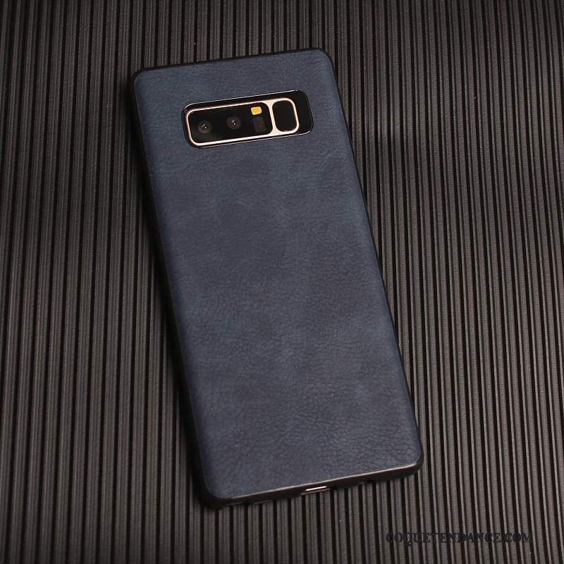 Samsung Galaxy Note 8 Coque Créatif Tout Compris Bleu Protection Personnalité