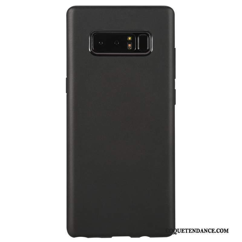 Samsung Galaxy Note 8 Coque Fluide Doux Étui Tout Compris Noir De Téléphone