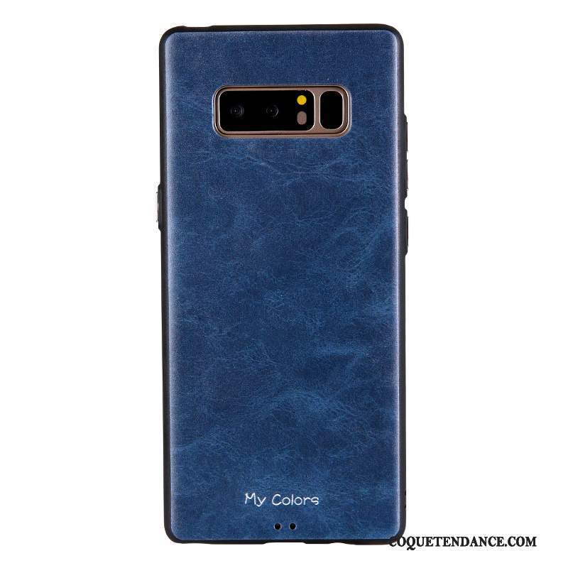 Samsung Galaxy Note 8 Coque Protection Fluide Doux Étui Business Similicuir