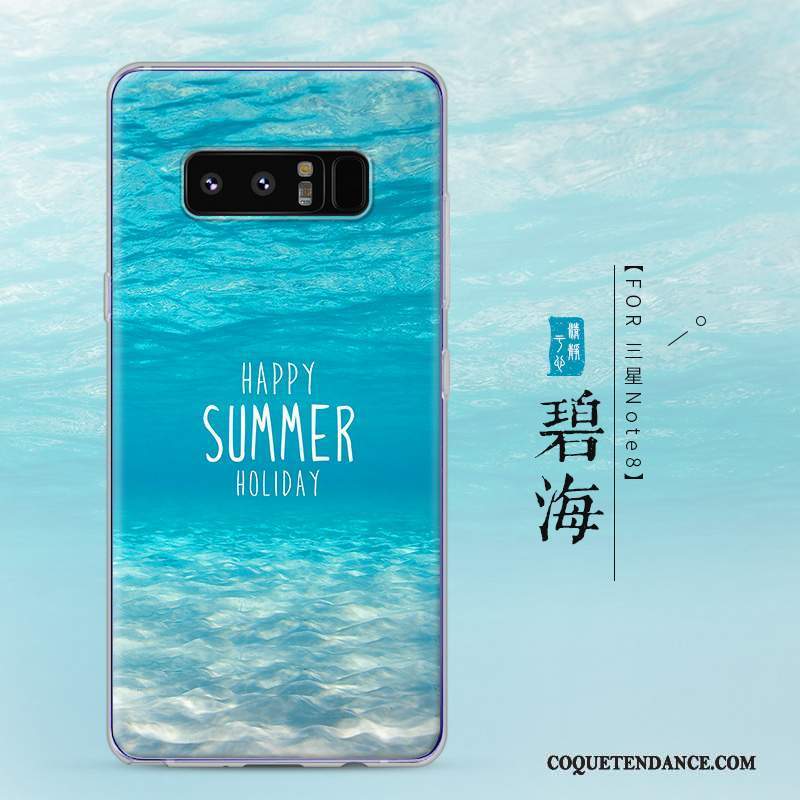 Samsung Galaxy Note 8 Coque Protection Incassable Transparent Créatif Étui