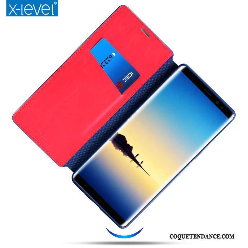 Samsung Galaxy Note 8 Coque Très Mince Housse Incassable Étui Bleu