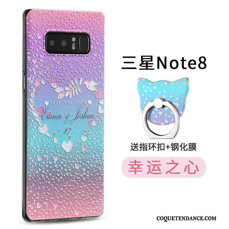 Samsung Galaxy Note 8 Coque Une Agrafe Très Mince Multicolore Tout Compris Incassable