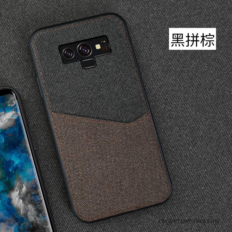 Samsung Galaxy Note 9 Coque À Bord De Téléphone Tout Compris Nouveau Tissu