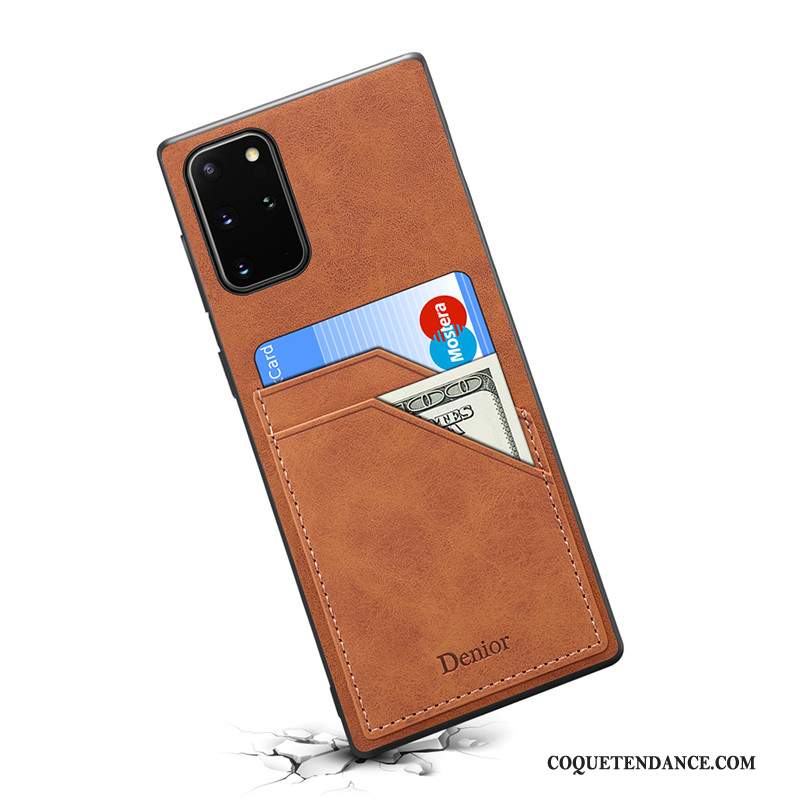 Samsung Galaxy Note20 Coque De Téléphone Carte Créatif Étui En Cuir