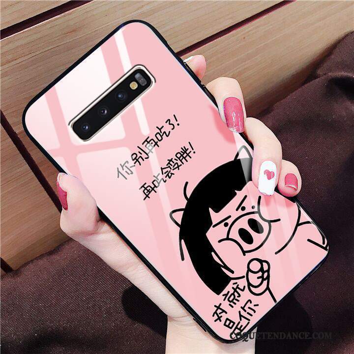 Samsung Galaxy S10+ Coque Difficile De Téléphone Tout Compris Charmant Rose