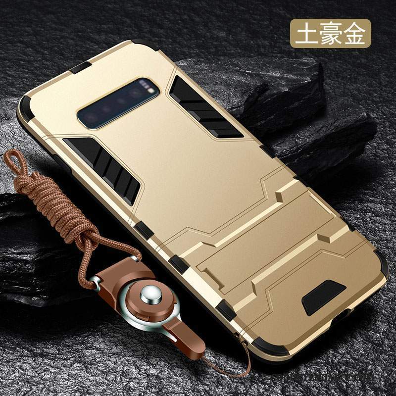 Samsung Galaxy S10+ Coque Incassable Classique Protection Membrane Silicone