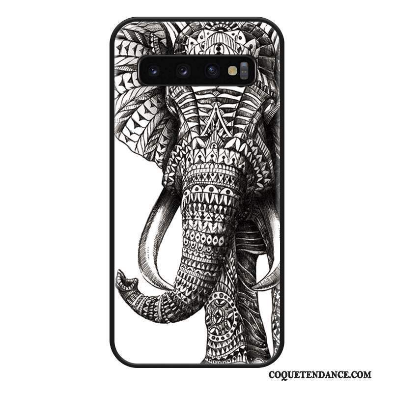 Samsung Galaxy S10+ Coque Incassable Mode Dessin Animé Protection Lion