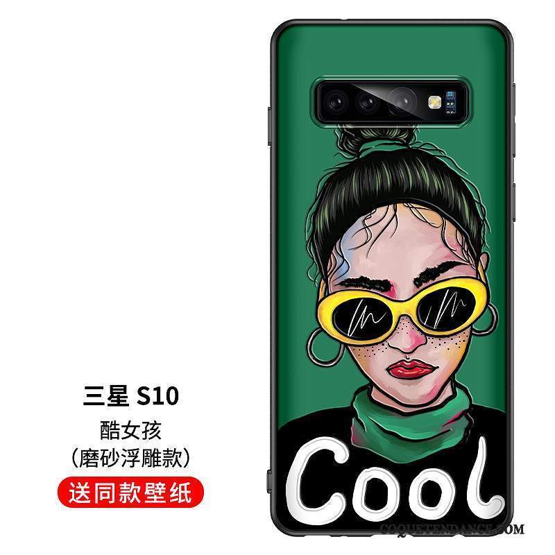 Samsung Galaxy S10 Coque Jeunesse Fluide Doux Protection Créatif De Téléphone