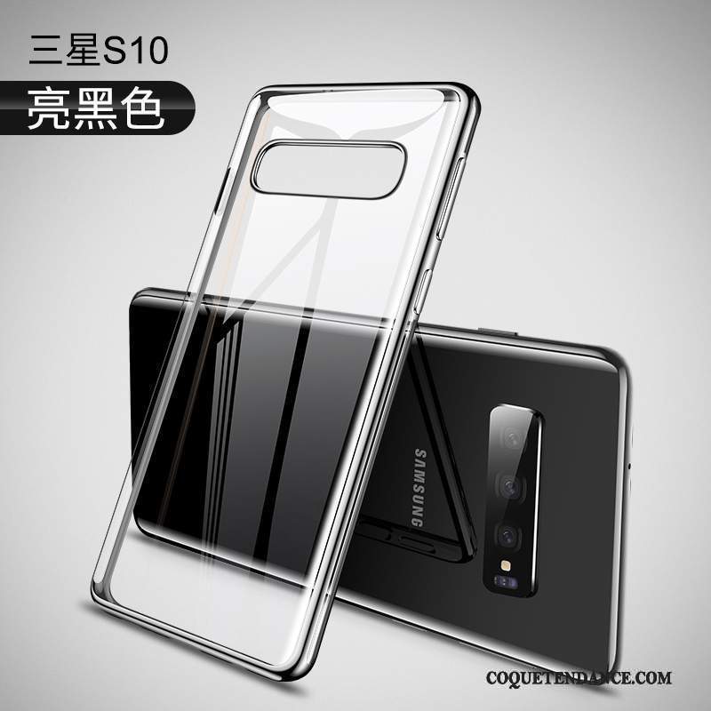Samsung Galaxy S10 Coque Noir Fluide Doux De Téléphone Très Mince Protection