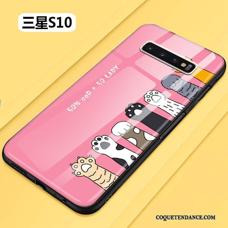 Samsung Galaxy S10 Coque Silicone Protection Verre Difficile Tout Compris