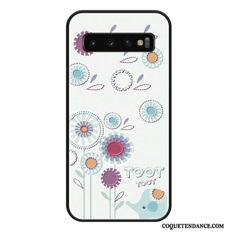 Samsung Galaxy S10+ Coque Silicone Tout Compris De Téléphone Dessin Animé Ornements Suspendus