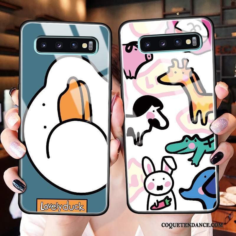 Samsung Galaxy S10 Coque Tendance Dessin Animé Amoureux Créatif De Téléphone