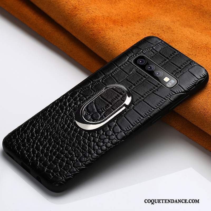 Samsung Galaxy S10 Coque Étui Protection Crocodile Modèle De Téléphone Anneau