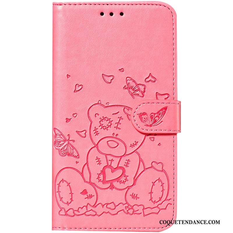 Samsung Galaxy S10 Lite Coque Carte Incassable Dessin Animé De Téléphone Rose