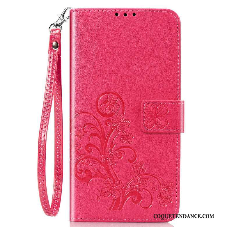 Samsung Galaxy S10 Lite Coque De Téléphone Étui En Cuir Fluide Doux Rouge Protection