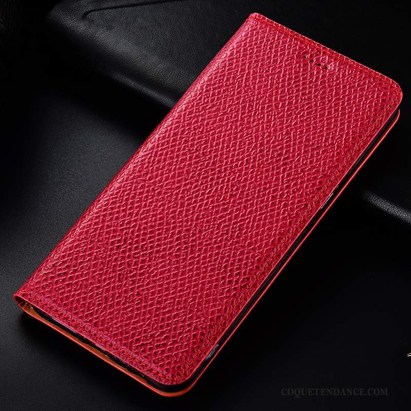 Samsung Galaxy S10 Lite Coque Incassable Protection Étui Mesh Cuir Véritable