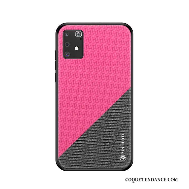 Samsung Galaxy S10 Lite Coque Tout Compris Rose Incassable Toile De Téléphone