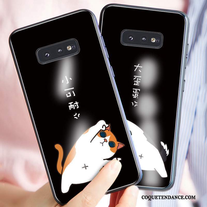 Samsung Galaxy S10e Coque Incassable Mode Dessin Animé Verre Simple