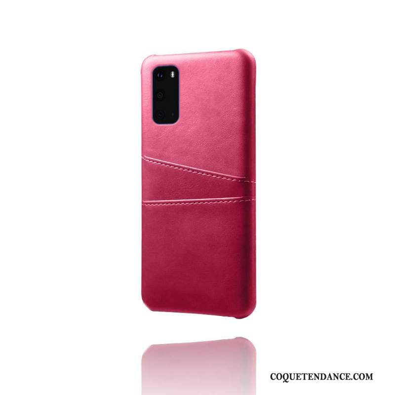 Samsung Galaxy S20 Coque Carte Rouge Protection Étui De Téléphone